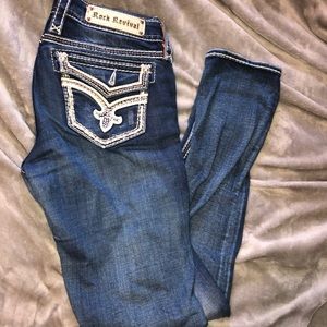 New Rock Revival Skinny Jeans